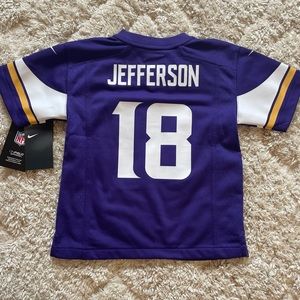 🏈Justin Jefferson•Minnesota Vikings•Size Small (3T/4T)•Nike•Football•Jersey